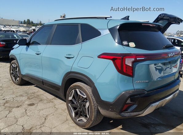 KNDETCA75R7488053 2024 KIA SELTOS Blue Trasero izquierdo