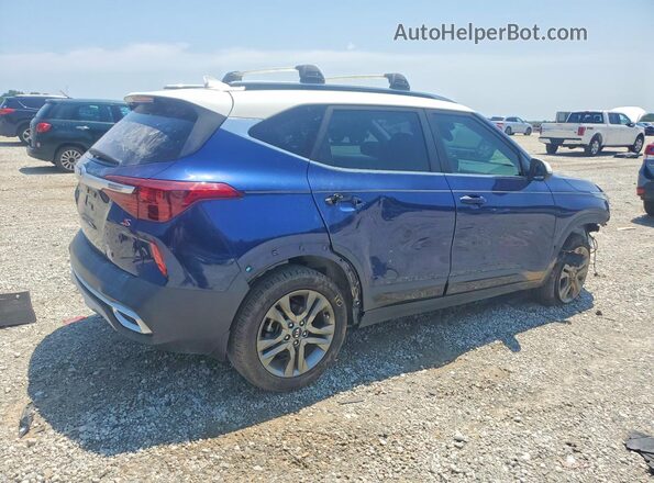 KNDEU2AA3M7100152 2021 KIA SELTOS Blue უკანა მარჯვენა