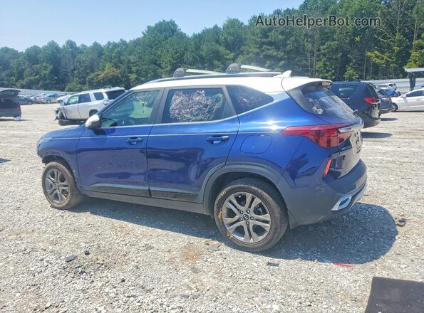 KNDEU2AA3M7100152 2021 KIA SELTOS Blue უკანა მარცხენა