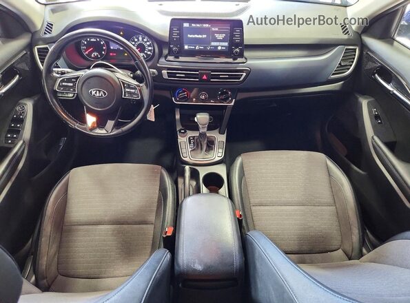 KNDEU2AAXM7042122 2021 KIA SELTOS Blue წინა პანელის ხედი