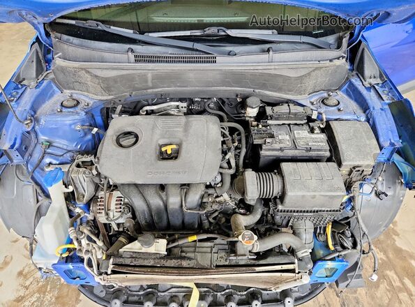 KNDEU2AAXM7042122 2021 KIA SELTOS Blue ძრავის განყოფილების ხედი