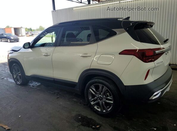 KNDEU2AAXP7360360 2023 KIA SELTOS White Задня ліва чверть