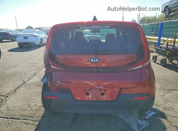 KNDJ23AU0L7104548 2020 KIA SOUL Burgundy Vista trasera
