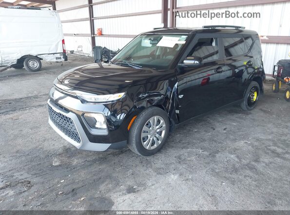 KNDJ23AU1M7139357 2021 KIA SOUL Black Vista tres cuartos delantera izquierda