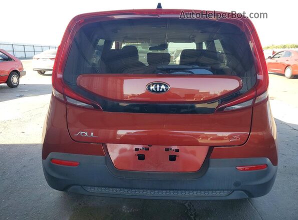 KNDJ23AU1M7782159 2021 KIA SOUL Red Vista trasera