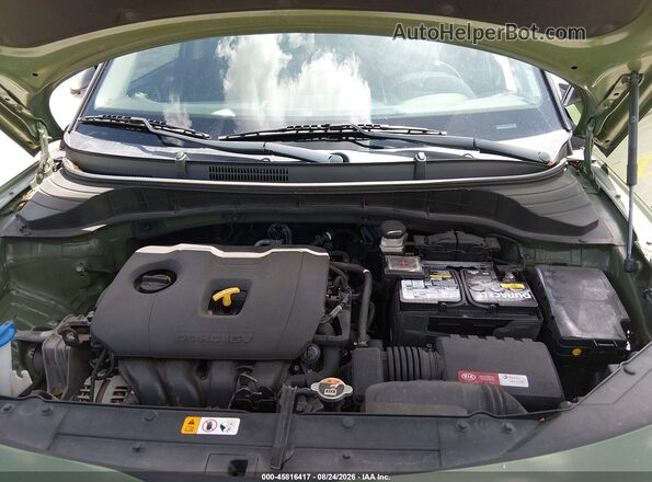 KNDJ23AU2L7112876 2020 KIA SOUL Green უკანა ხედი
