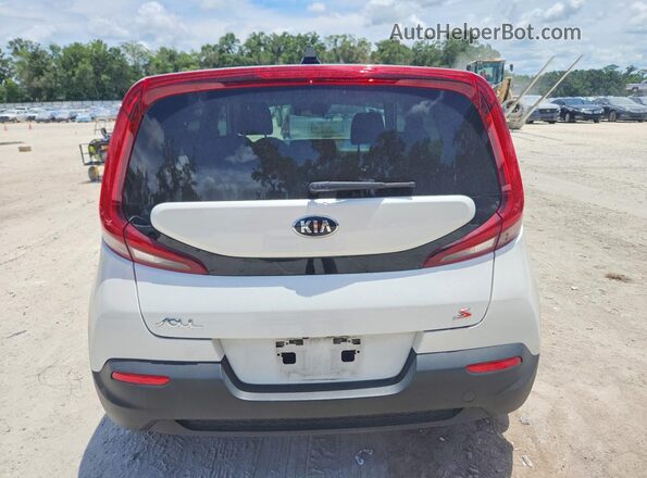KNDJ23AU2M7776287 2021 KIA SOUL White უკანა ხედი