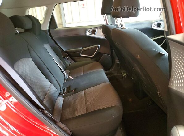 KNDJ23AU2P7207363 2023 KIA SOUL Red უკანა სალონის ხედი