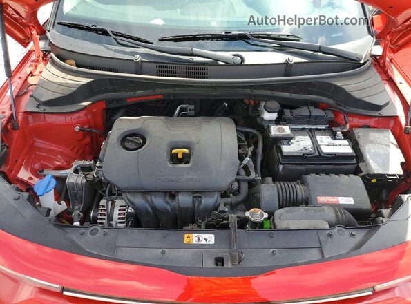 KNDJ23AU4M7140115 2021 KIA SOUL Красный Вид задней части салона