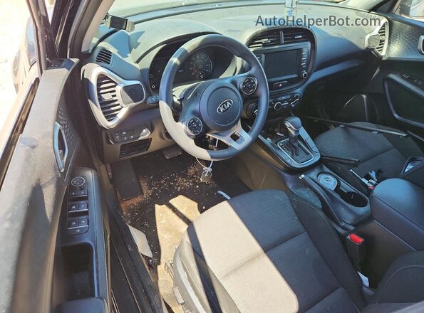 KNDJ23AU4M7145847 2021 KIA SOUL Black Widok deski rozdzielczej