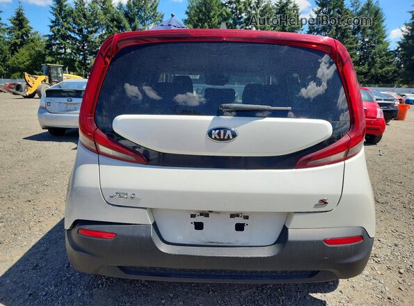 KNDJ23AU4M7746451 2021 KIA SOUL White Widok z tyłu