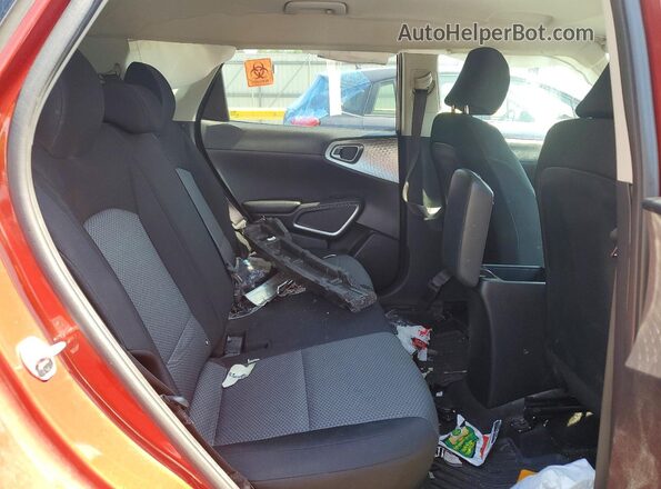 KNDJ23AU4M7763444 2021 KIA SOUL Orange Widok tylnych siedzeń