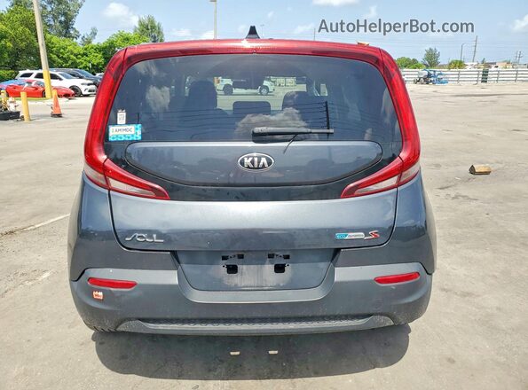 KNDJ23AU4M7796119 2021 KIA SOUL Blue Widok z tyłu