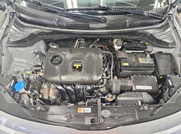 KNDJ23AU4P7876749 2023 KIA SOUL Gray Вид задньої частини салону