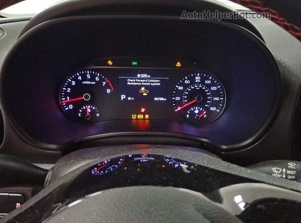 KNDJ53AF1N7169050 2022 KIA SOUL Red Instrument cluster view