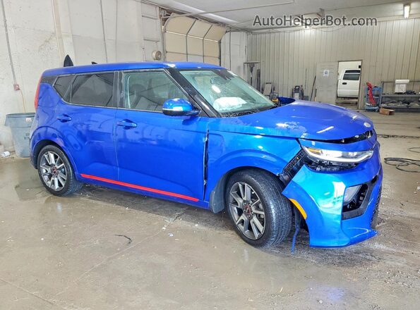 KNDJ53AF3L7006199 2020 KIA SOUL Blue Przód prawy