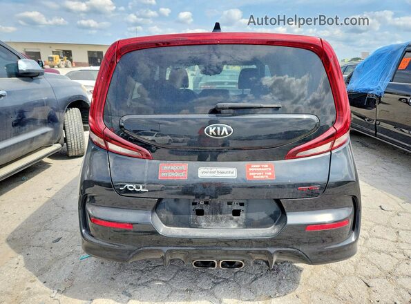 KNDJ53AFXL7031617 2020 KIA SOUL Black Вид ззаду