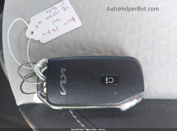 KNDJ53AU2R7219684 2024 KIA SOUL Синий Вид панели приборов