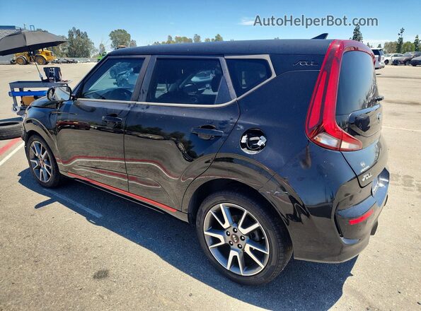 KNDJ63AU8L7720664 2020 KIA SOUL Black უკანა მარცხენა