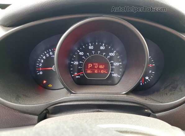 KNDJN2A20G7309048 2016 KIA SOUL Черный Вид щитка приборов