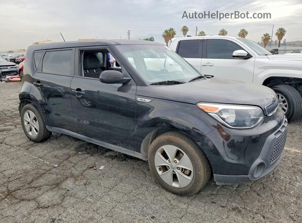 KNDJN2A20G7309048 2016 KIA SOUL Черный Передняя правая четверть
