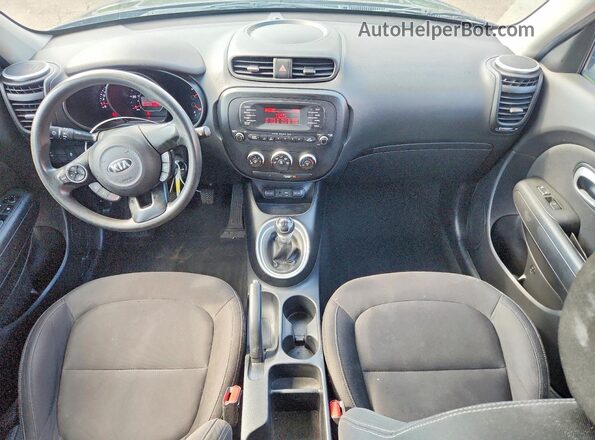 KNDJN2A20G7373526 2016 KIA SOUL Black Dashboard view