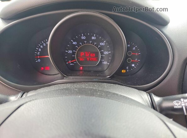KNDJN2A20G7399995 2016 KIA SOUL Gray Սարքավորումների վահանակի տեսք