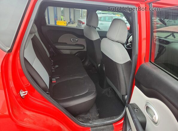 KNDJN2A20K7644366 2019 KIA SOUL Red Սալոնի հետևի տեսք