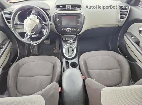 KNDJN2A20K7644366 2019 KIA SOUL Red Առջևի վահանակի տեսք