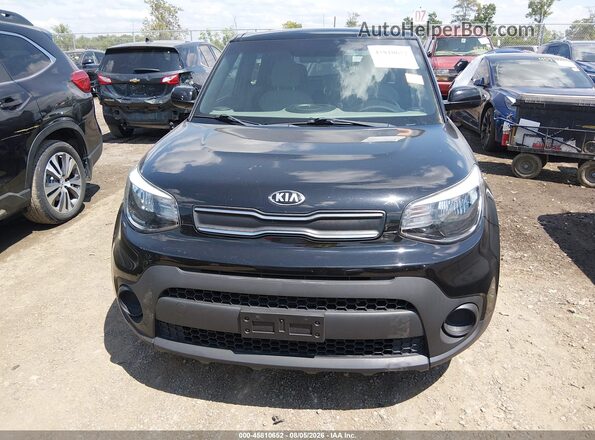 KNDJN2A20K7644478 2019 KIA SOUL Черный Вид щитка приборов