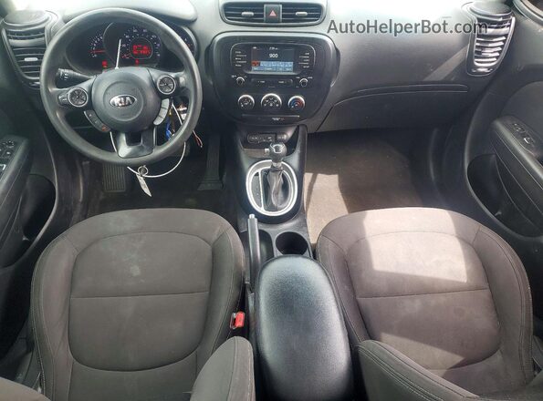 KNDJN2A20K7684091 2019 KIA SOUL Gray Widok deski rozdzielczej
