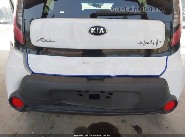 KNDJN2A21G7828755 2016 KIA SOUL White Widok z przodu
