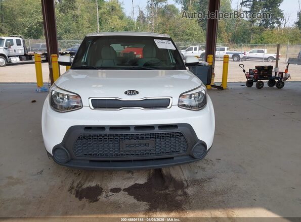 KNDJN2A21G7828755 2016 KIA SOUL White Widok deski rozdzielczej
