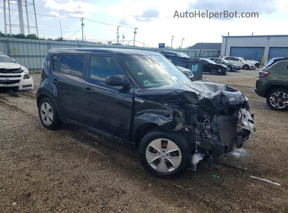 KNDJN2A22G7350944 2016 KIA SOUL Black Przód prawy