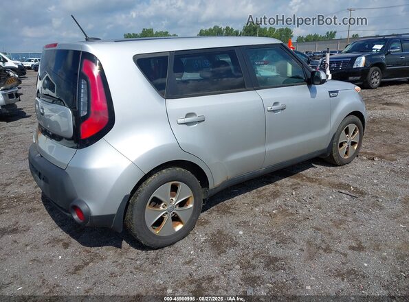 KNDJN2A22G7828487 2016 KIA SOUL Silver Задня права чверть