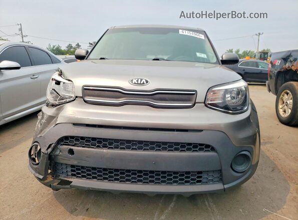 KNDJN2A22H7459308 2017 KIA SOUL Серый Вид спереди