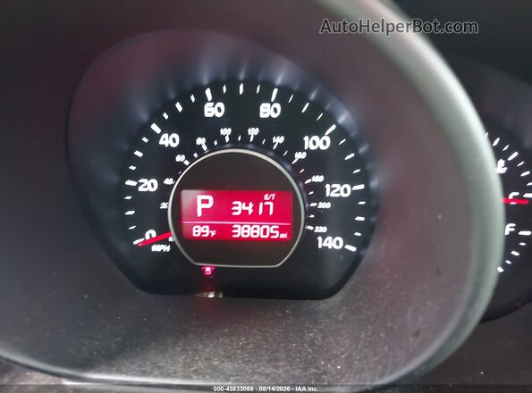 KNDJN2A22H7501475 2017 KIA SOUL Gray Widok tylnych siedzeń