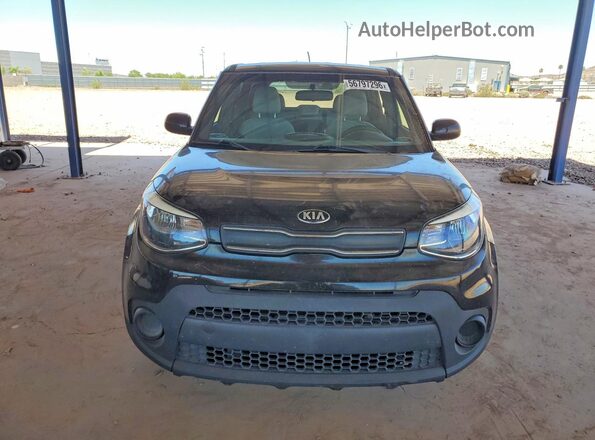 KNDJN2A23K7006158 2019 KIA SOUL Black Դիմացի տեսք