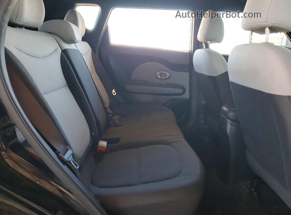 KNDJN2A23K7006158 2019 KIA SOUL Black Հետևի նստատեղերի տեսք