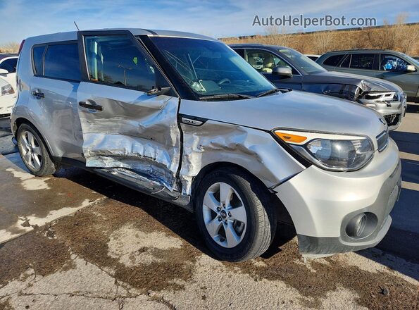 KNDJN2A23K7660237 2019 KIA SOUL Silver Przód prawy