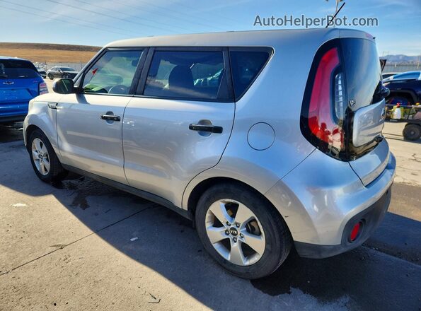 KNDJN2A23K7660237 2019 KIA SOUL Silver Tył lewy