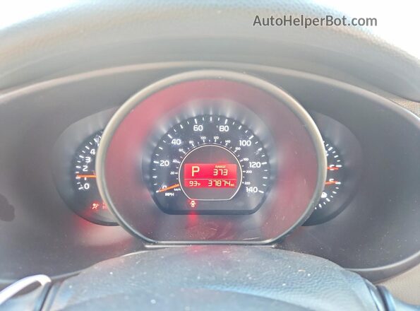 KNDJN2A23K7660741 2019 KIA SOUL Red Вид щитка приладів