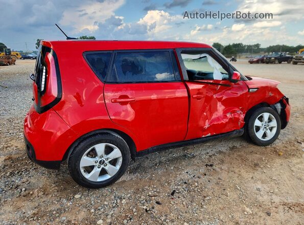 KNDJN2A23K7660741 2019 KIA SOUL Red Задня права чверть
