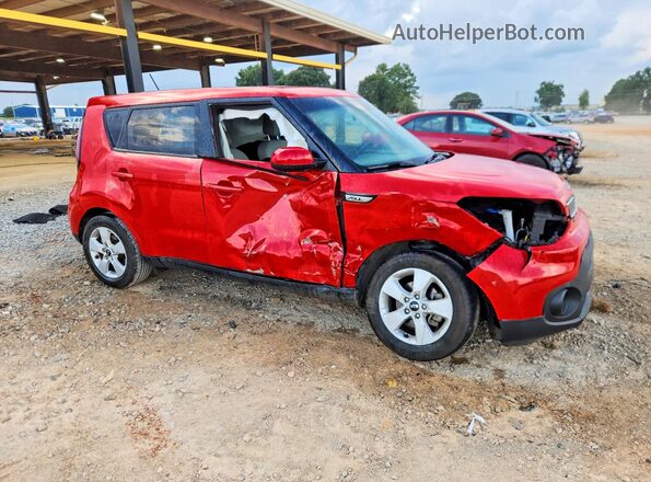 KNDJN2A23K7660741 2019 KIA SOUL Red Передня права чверть