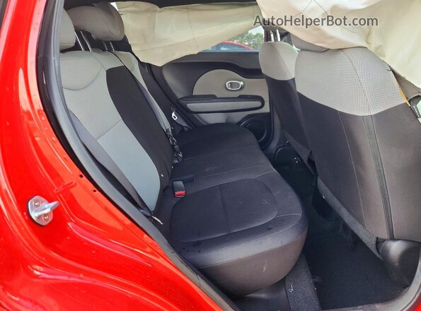 KNDJN2A23K7660741 2019 KIA SOUL Red Вид задніх сидінь