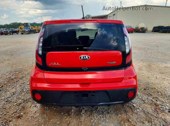 KNDJN2A23K7660741 2019 KIA SOUL Red Вид ззаду