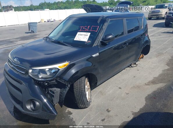 KNDJN2A23K7694582 2019 KIA SOUL Black Front view