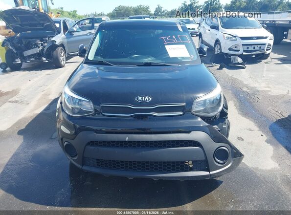 KNDJN2A23K7694582 2019 KIA SOUL Black Rear interior view
