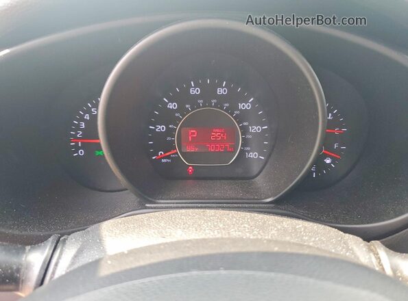 KNDJN2A24G7259495 2016 KIA SOUL Gray Instrument cluster view