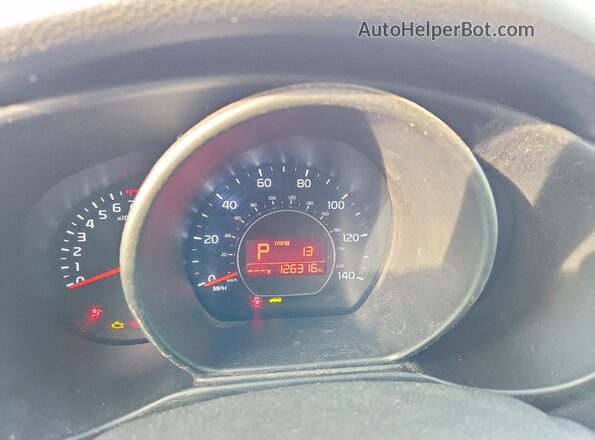 KNDJN2A24G7360438 2016 KIA SOUL Black Սարքավորումների վահանակի տեսք